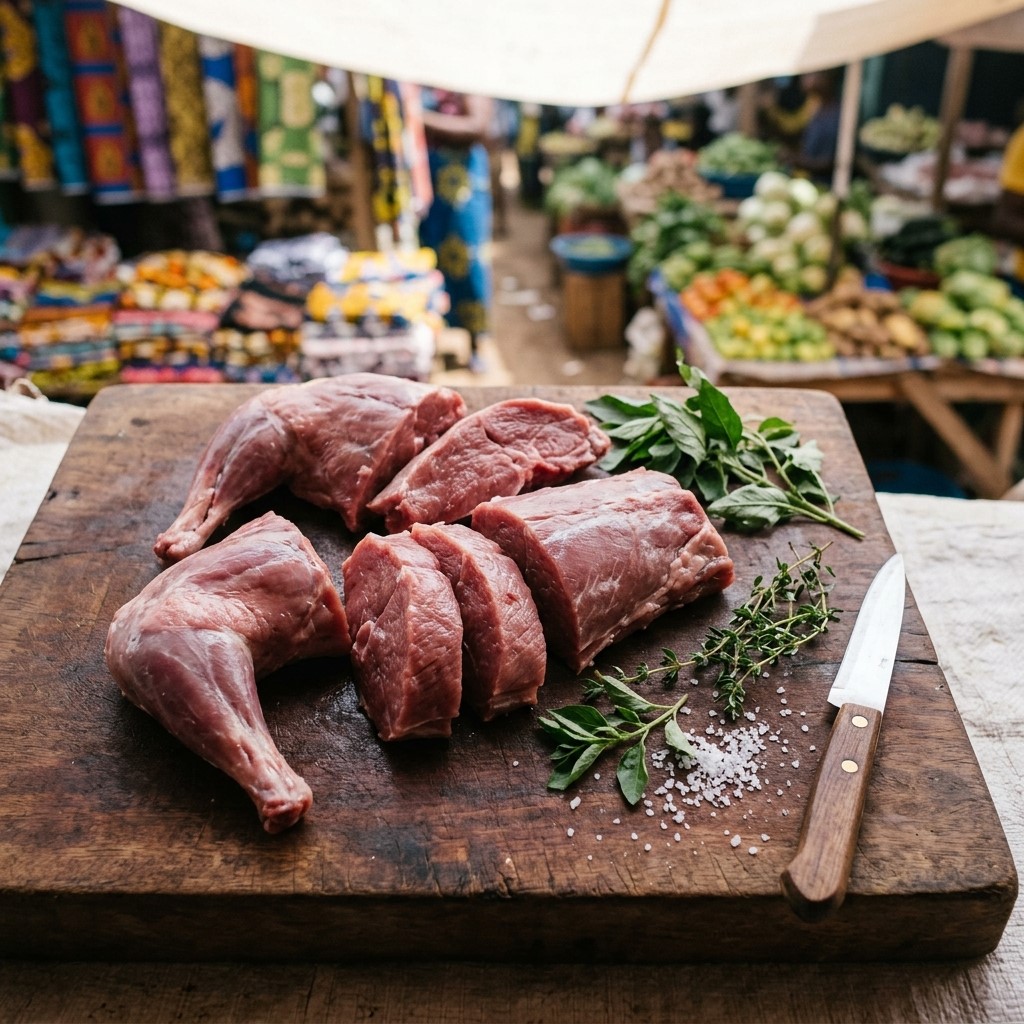 Professionally processed grasscutter meat prepared under hygienic conditions. Available as: • Whole dressed • Cut portions • Vacuum packed • Frozen Ideal for: Restaurants, hotels, supermarkets, retailers and individual consumers